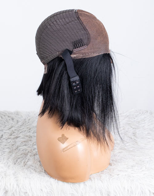 Clearance - 13x6" Lace Front Wig Indian Hair - 10" Yaki Size 1 - MTY-3907