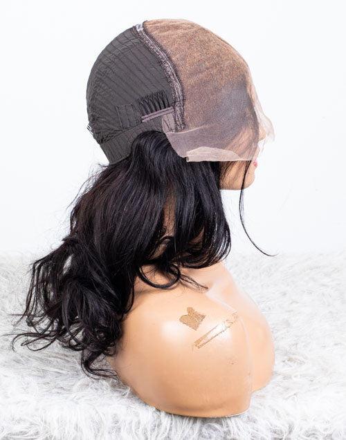 Clearance - 10x6" Closure Wig Indian Hair - 16" Silky Size 1 - MTY-4493