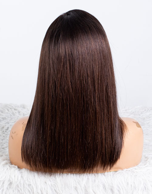 Clearance - 13x4" Lace Front Wig Indian Hair - 16" Silky Size Average - MTY-3908