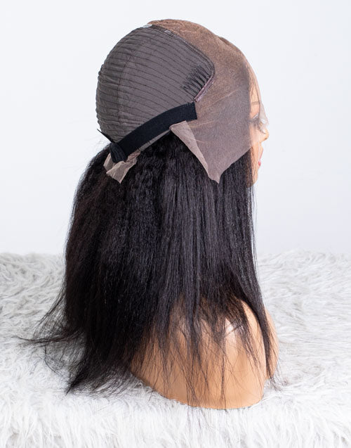 Clearance - 13x6" Lace Front Wig Indian Hair - 14" Kinky Size 1 - MTY-3889