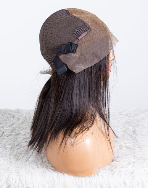 Clearance - 13x6" Lace Front Wig Indian Hair 160% Density- 12" Silky Size 1 - MTY-3902