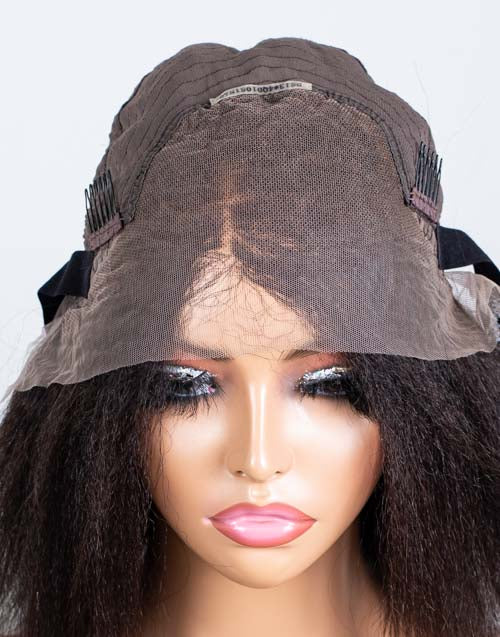 Clearance - 13x4" Lace Front Wig Indian Hair - 10" Kinky Size 1 - MTY-3894