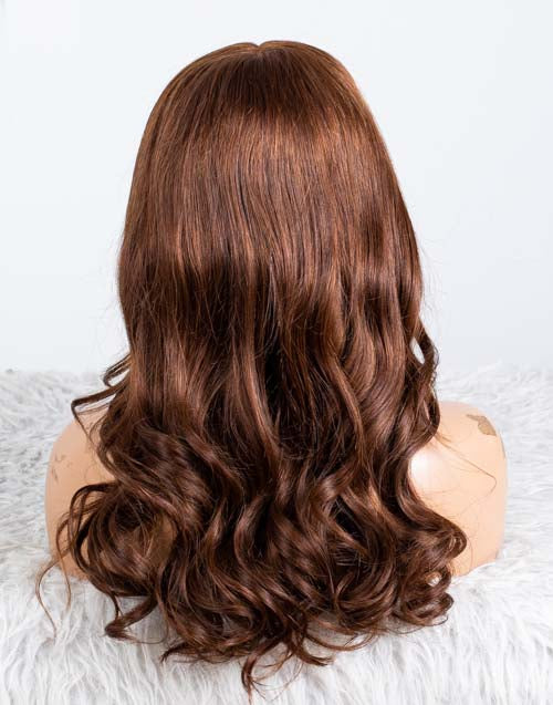 Clearance - 5x5" Closure Wig Indian Hair - 18" Silky Size Average - MTY-3910