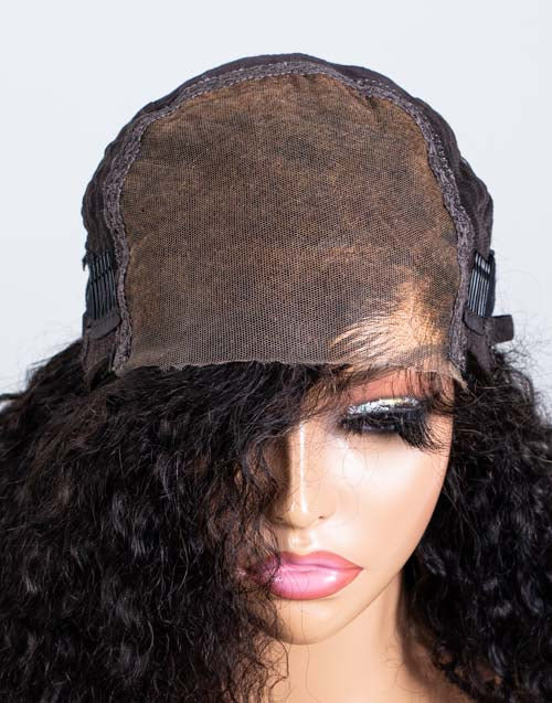 Clearance - 5x5" Closure Wig Indian Hair - 16" Silky Size Average - MTY-3929