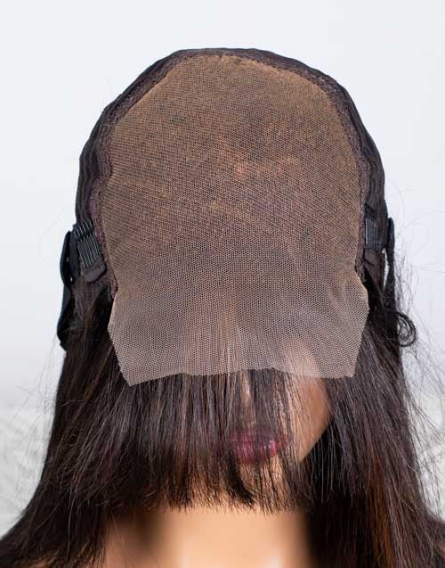 Clearance - 5x5" Closure Wig Indian Hair - 14" Silky Size Average - MTY-3995