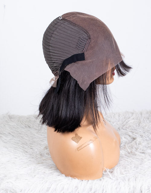 Clearance - 13x6" Lace Front Wig Indian Hair - 12" Yaki Size 2 - MTY-4000