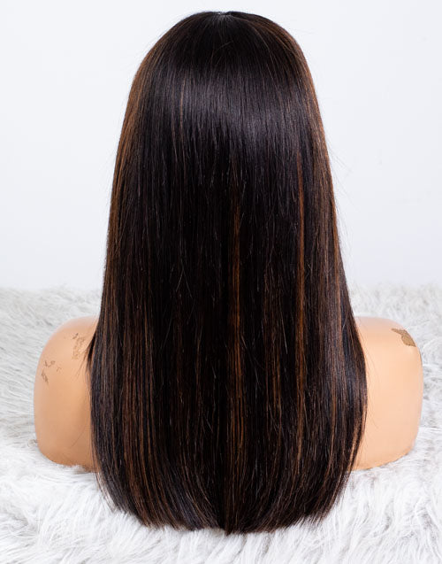 Clearance - 13x6" Lace Front Wig Indian Hair - 16" Silky Size Average - MTY-3971
