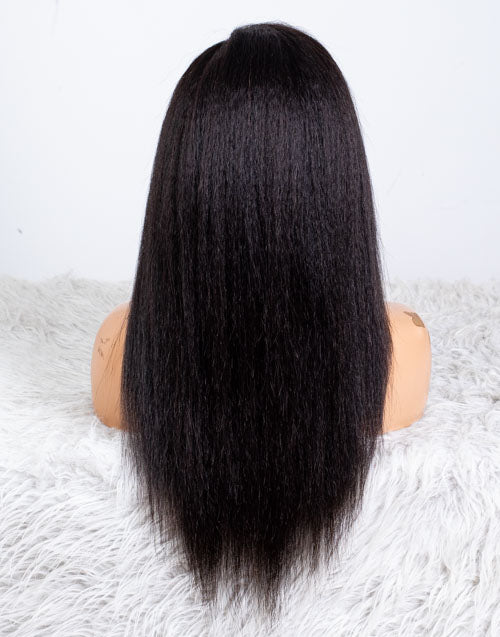 Clearance - 13x4" Lace Front Wig Indian Hair - 16" Kinky Size 1 - MTY-3975