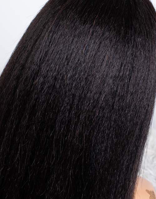 Clearance - 13x4" Lace Front Wig Indian Hair - 16" Kinky Size 1 - MTY-3975