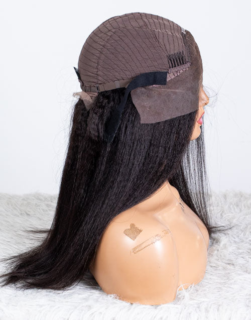 Clearance - 13x4" Lace Front Wig Indian Hair - 16" Kinky Size 1 - MTY-3975
