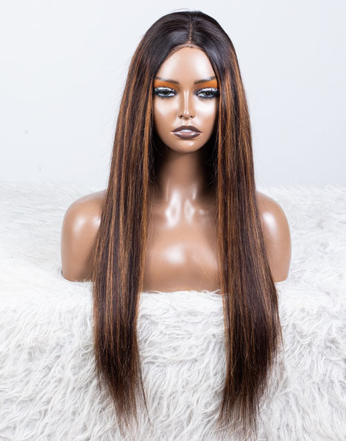 Clearance - 13x6" Lace Front Wig Indian Hair - 20" Silky Size 1 - MTY-2004