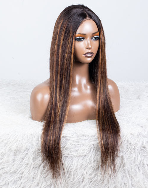 Clearance - 13x6" Lace Front Wig Indian Hair - 20" Silky Size 1 - MTY-2004