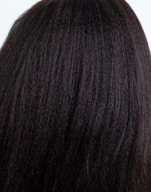 Clearance - 13x4.5" Malaysian Hair 180% Density - 16" Kinky Straight Size 1 - MTY-4171