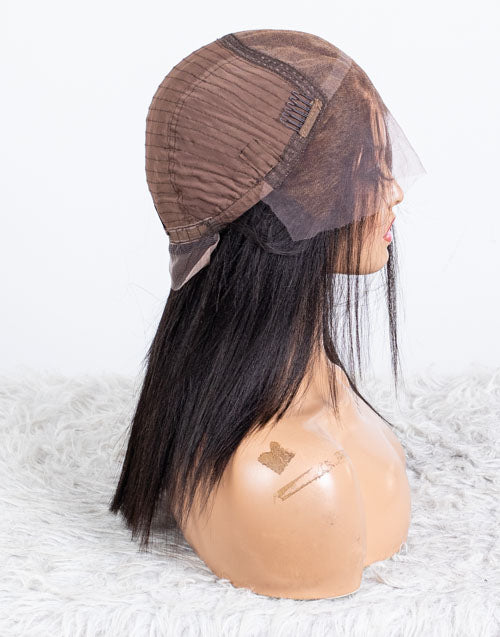 Clearance - 13x6" Malaysian Hair - 14" Yaki Size 2 - MTY-4210