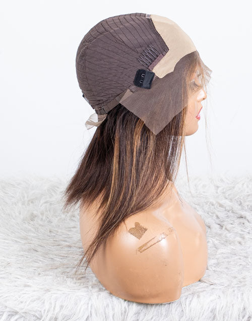 Clearance - 13x4" Indian Hair - 12" Silky Size 1 - MTY-4208