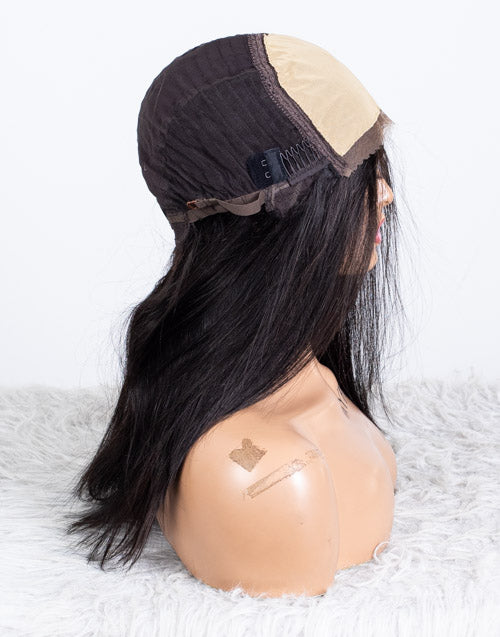 Clearance - 5x5" Closure Wig Indian Hair - 16" Silky Size 1 - MTY-3615