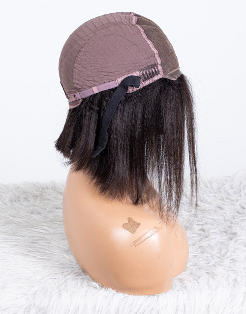 Clearance - 5x5" Closure Wig Malaysian Hair - 10" Kinky Size 1 - MTY-3637