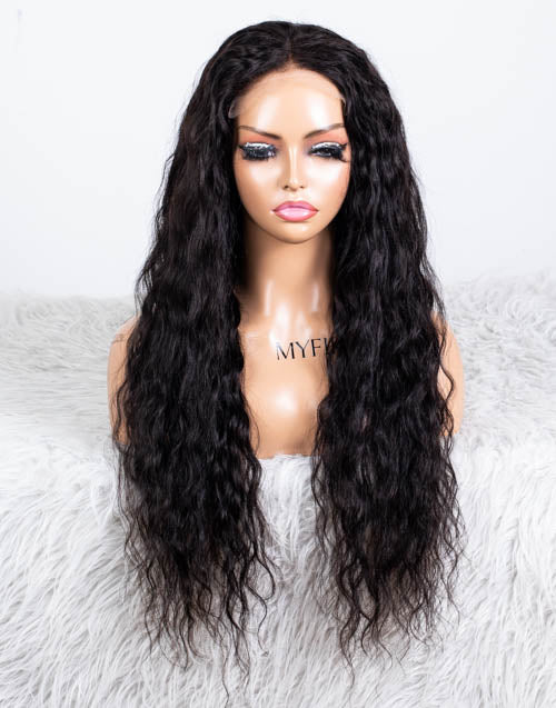 Clearance - 5x5" Closure Wig Indian Hair - 24" Silky Size Average - MTY-3610