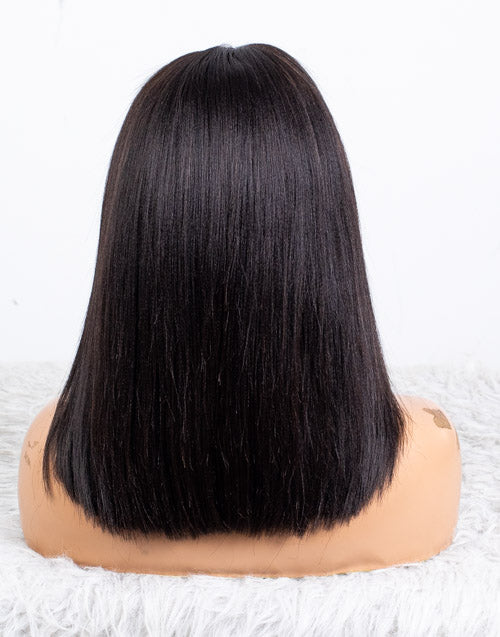 Clearance - 13x6" Lace Front Wig Indian Hair 160% Density - 14" Yaki Size 1 - MTY-3548