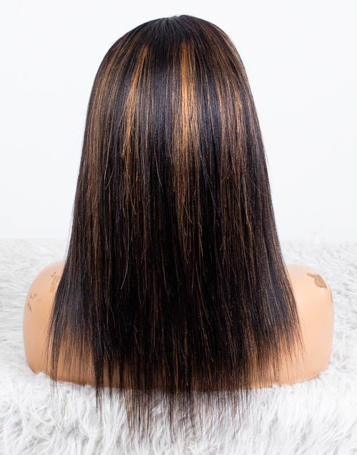 Clearance - 13x4" Lace Front Wig Indian Hair - 12" Yaki Size 1 - MTY-3532