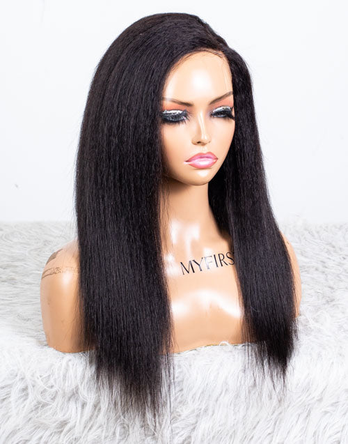 Clearance - 13x6" Lace Front Wig Indian Hair - 16" Kinky Size 2 - MT-3475