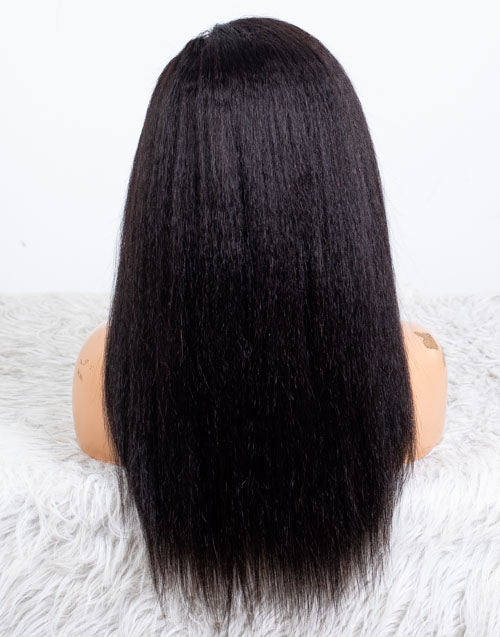 Clearance - 13x6" Lace Front Wig Indian Hair - 16" Kinky Size 2 - MT-3475
