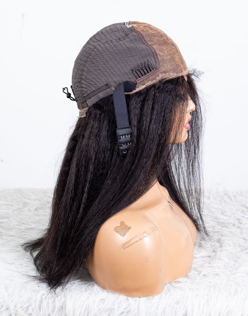 Clearance - 13x6" Lace Front Wig Indian Hair - 16" Kinky Size 2 - MT-3475