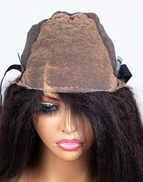 Clearance - 13x6" Lace Front Wig Indian Hair - 16" Kinky Size 2 - MT-3475