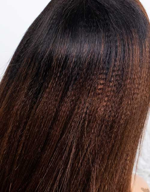 Clearance - 5x5" Closure Wig Indian Hair - 16" Yaki Size Average - MTY-3536