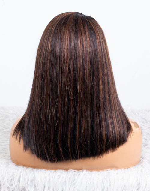 Clearance - 13x6" Lace Front Wig Indian Hair - 14" Yaki Size 1 - MTY-3537