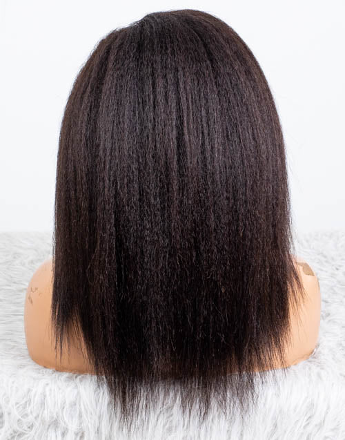 Clearance - 13x4.5" Lace Front Wig Malaysian Hair - 14" Kinky Size 1 - MTY-3535