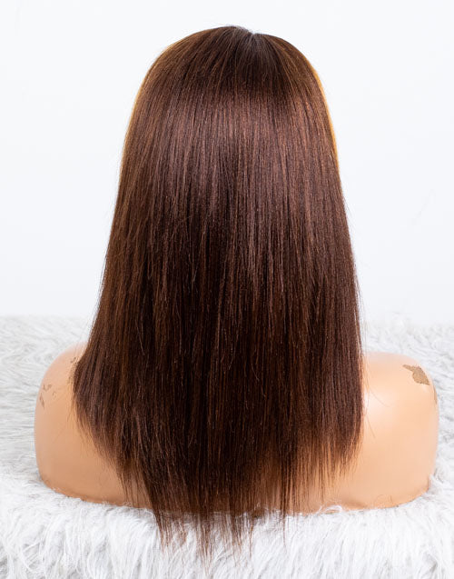 Clearance - 13x4" Lace Front Wig Malaysian Hair - 12" Yaki Size 1 - MTY-3542