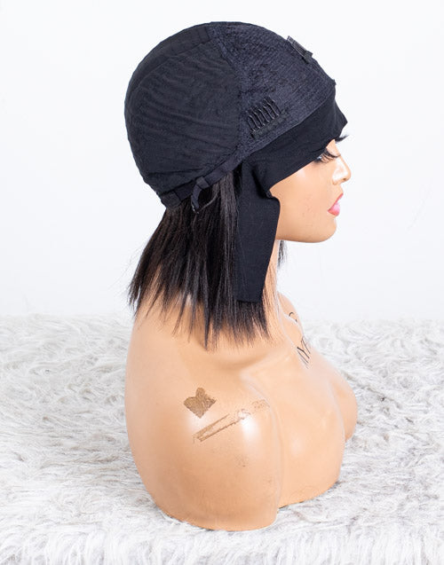 Clearance - Headband Wig Glueless No Lace Indian Hair - 10" Yaki Size 1 - MHY-698