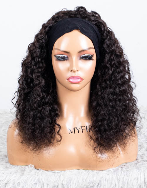 Clearance - Headband Wig Glueless No Lace Indian Hair - 16" Silky Size 2 - MHY-687