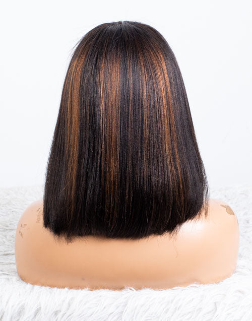 Clearance - 13x6" Malaysian Hair - 12" Yaki Size 2 - MTY-3497