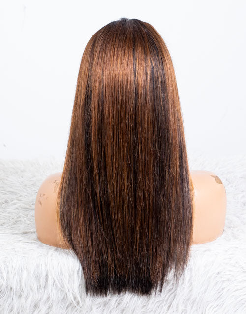 Clearance - 13x6" Indian Hair 180% Density - 16" Silky Size Average - MTY-3490