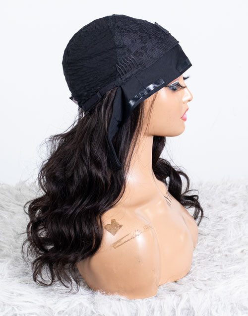 Clearance - Headband Wig  Indian Hair - 18" Wavy Size 1- MHY-638