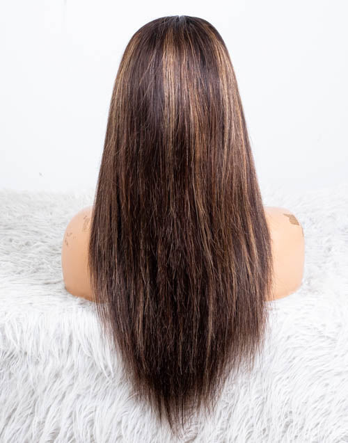 Clearance - 13x6" Indian Hair 180% Density - 16" Silky Size Average - MTY-3489