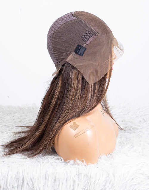 Clearance - 13x6" Indian Hair 180% Density - 16" Silky Size Average - MTY-3489