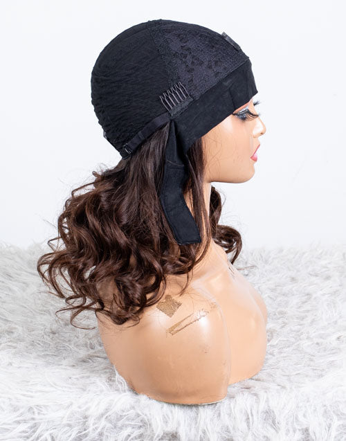 Clearance - Headband Wig  Indian Hair - 16" Wavy  Size 1- MHY-546