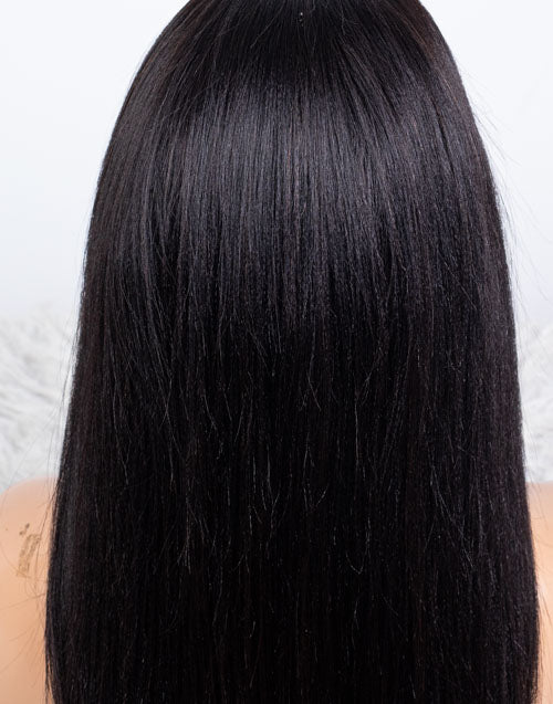 Clearance - Headband Wig  Indian Hair - 16" Yaki Size 2- MHY-510