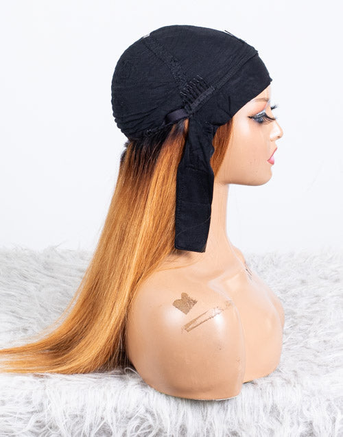 Clearance - Headband Wig  Indian Hair - 18" Silky Size 1- MHY-495