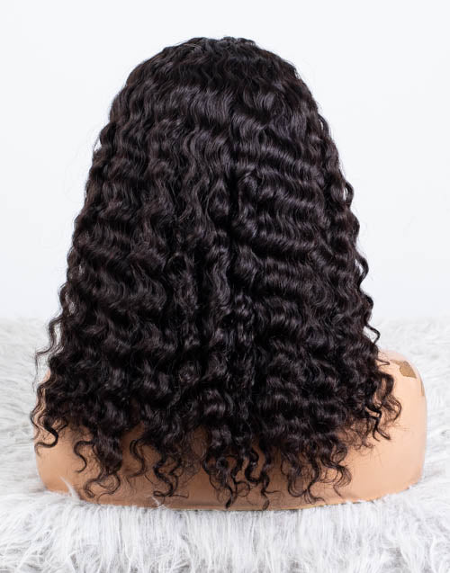 Clearance - Headband Wig  Indian Hair - 14" Curly Size 1- MHY-496