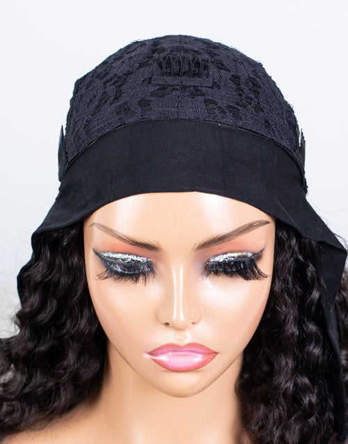 Clearance - Headband Wig  Indian Hair - 14" Curly Size 1- MHY-496
