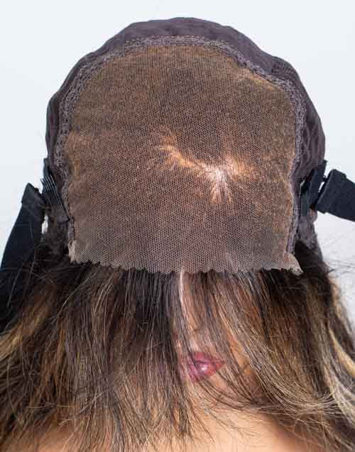 Clearance - 5x5" Closure Wig Indian Hair - 18" Silky Size Average - MTY-3475