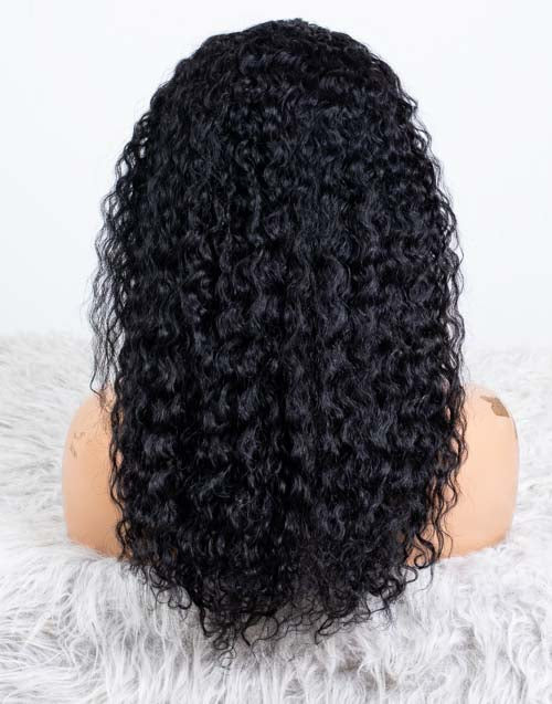 Clearance - Headband Wig  Indian Hair - 16" Curly  Average Size- MH-814