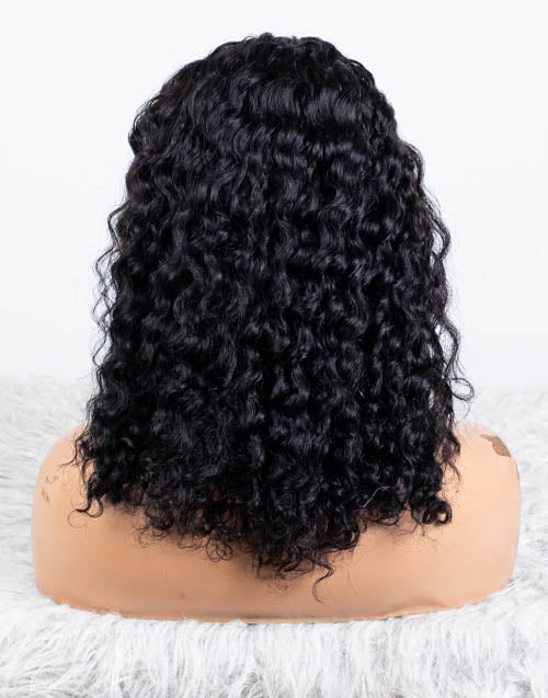 Clearance - Headband Wig  Indian Hair - 14" Curly Size 1- MHY-677