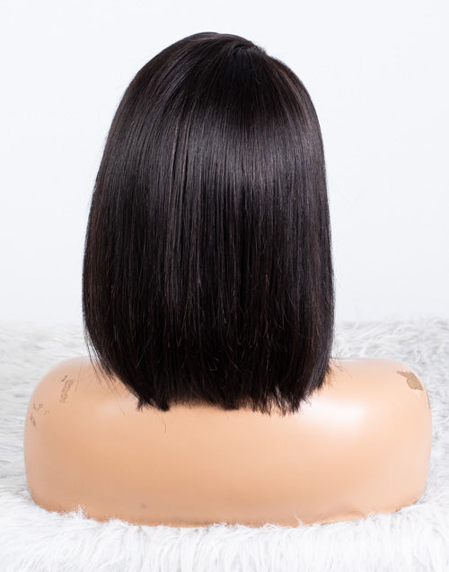 Clearance - 13x4" Lace Front Wig Indian Hair 160% Density - 12" Silky Size 1 - MTY-3461