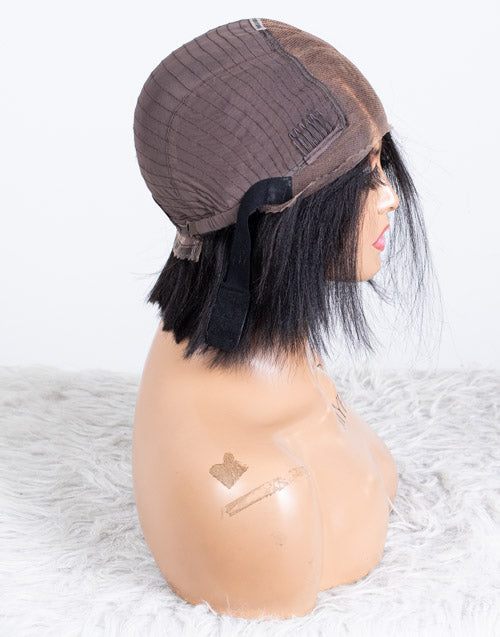 Clearance - 13x6" Lace Front Wig Indian Hair - 10" Yaki Size 1 - MTY-3458