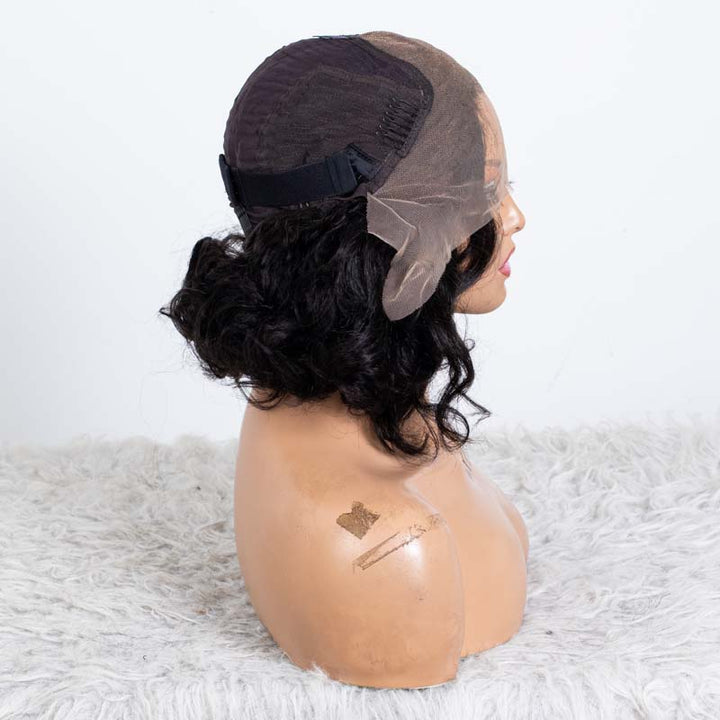 Clearance - 13x4'' Lace Front Wig  Indian Hair - 12" Silky Size 2 - MT-3892